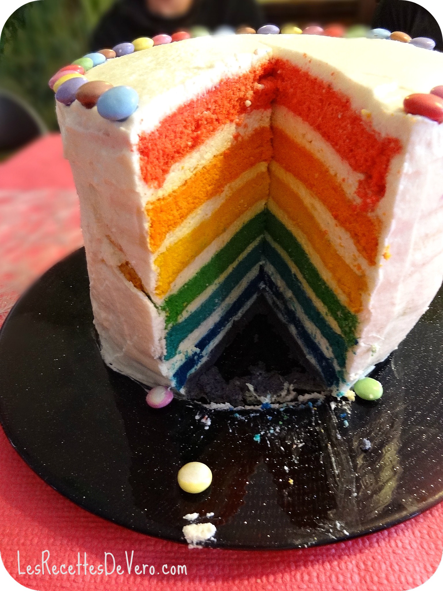 Rainbow Cake Gateau Arc En Ciel