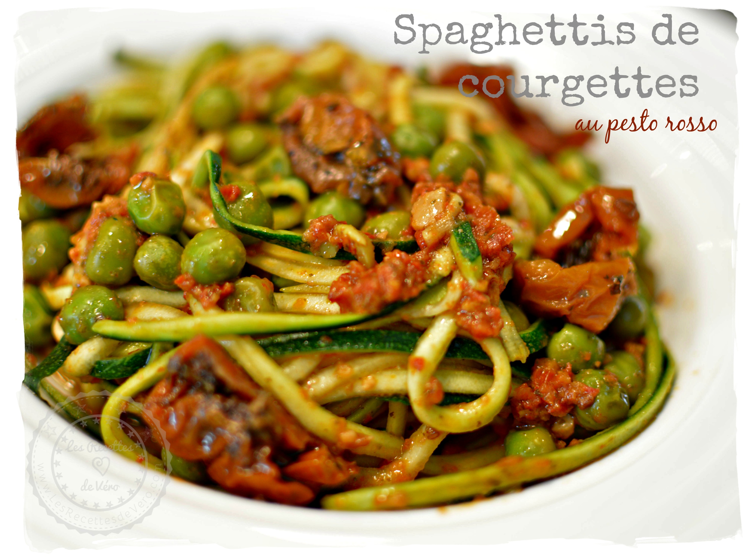 Spaghettis de courgettes blog