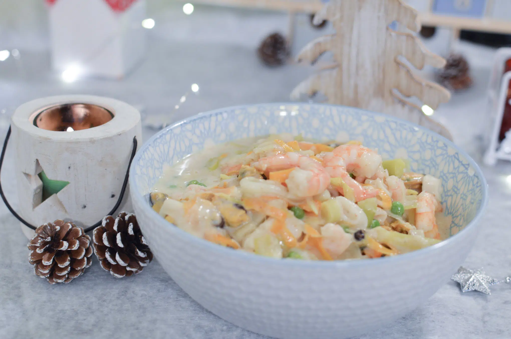 Marmite de fruits de mer aux petits légumes - Repas festif IG Bas - Bienvenue chez vero