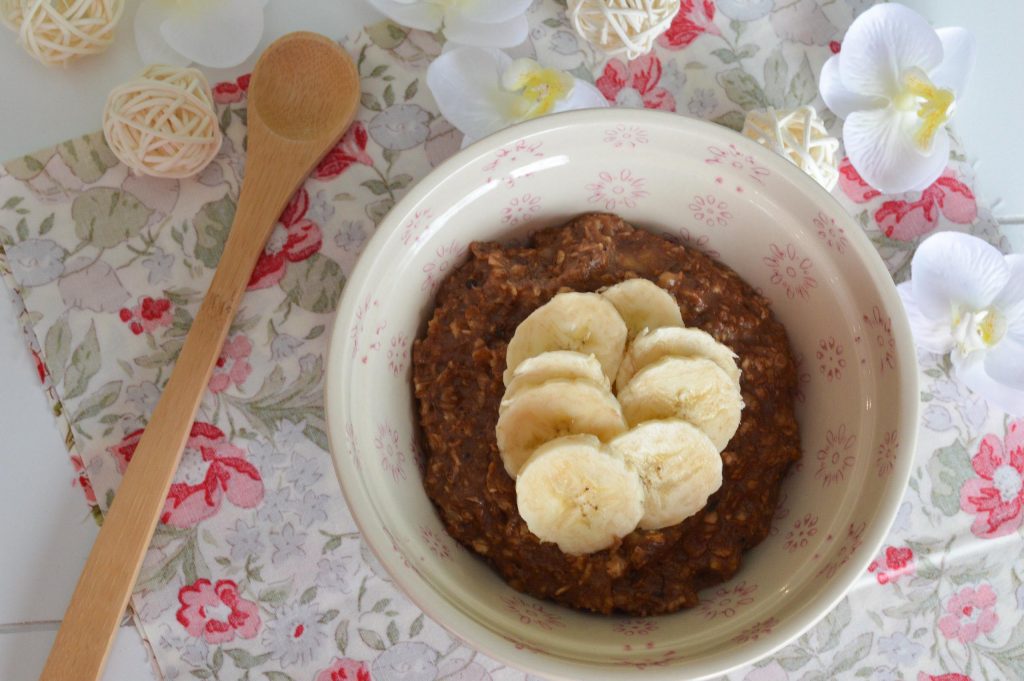 Porridge banane chocolat - Bienvenuechezvero