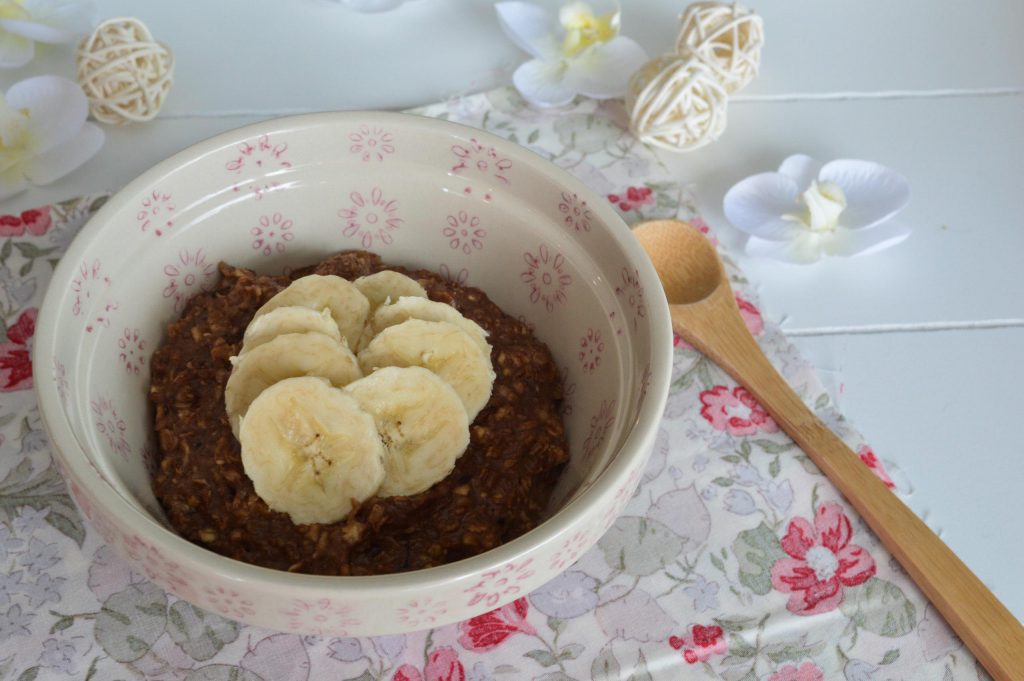Porridge banane chocolat - Bienvenuechezvero