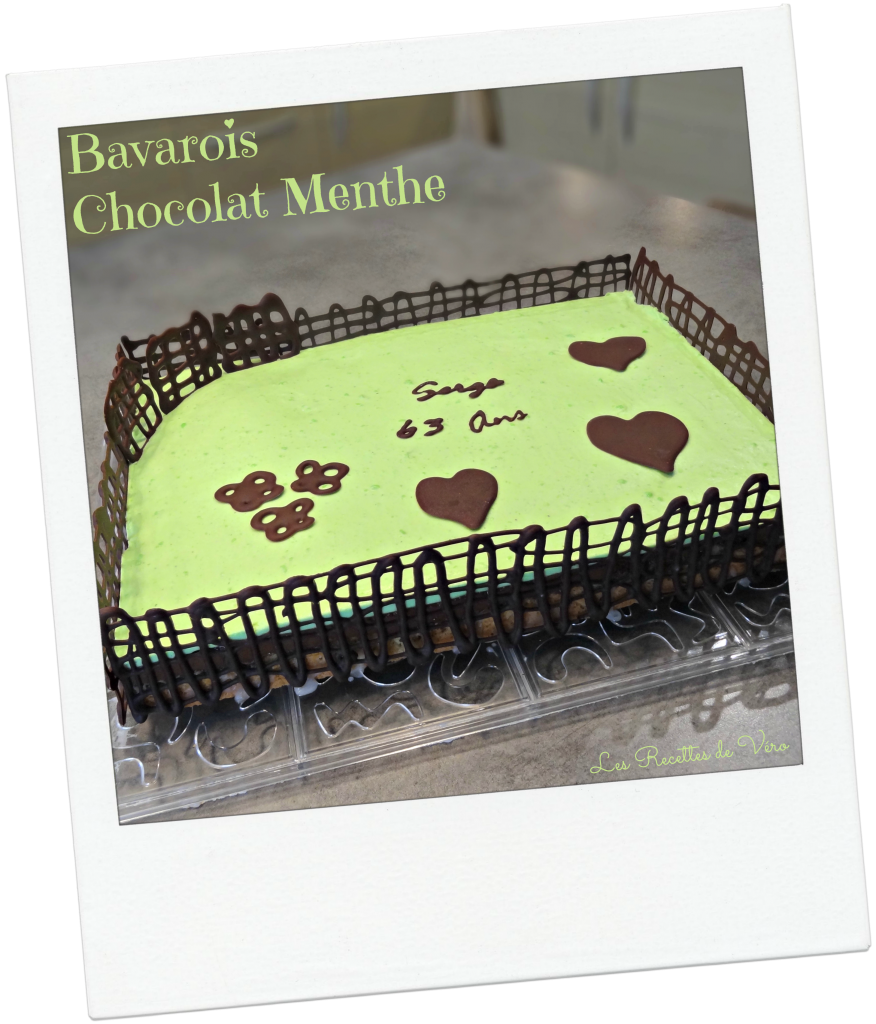 Bavarois chocolat menthe