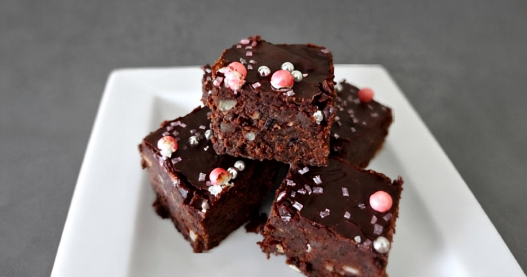 Brownie aux haricots noirs : la recette fondante et sans gluten