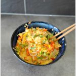 Comment faire des Nouilles de konjac aux crevettes, queues d'écrevisse et coco xDSC09391