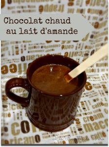 Chocolat chaud au lait d'amande