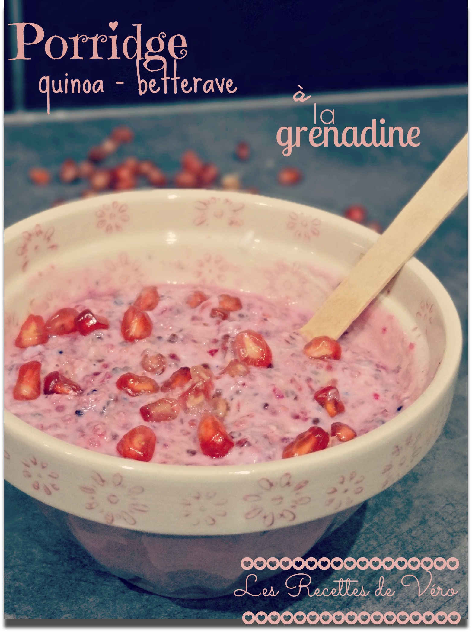Porridge quinoa betterave