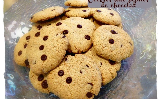 Cookies aux pépites de chocolat  {sans gluten, sans lait}