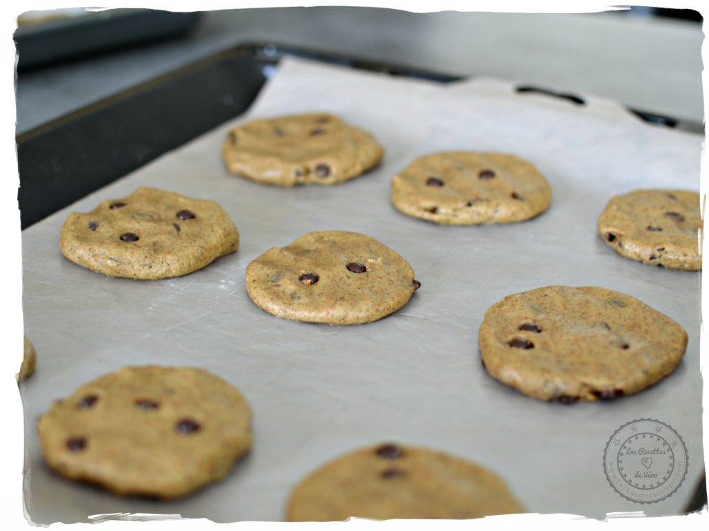 cookies au café avant cuisson