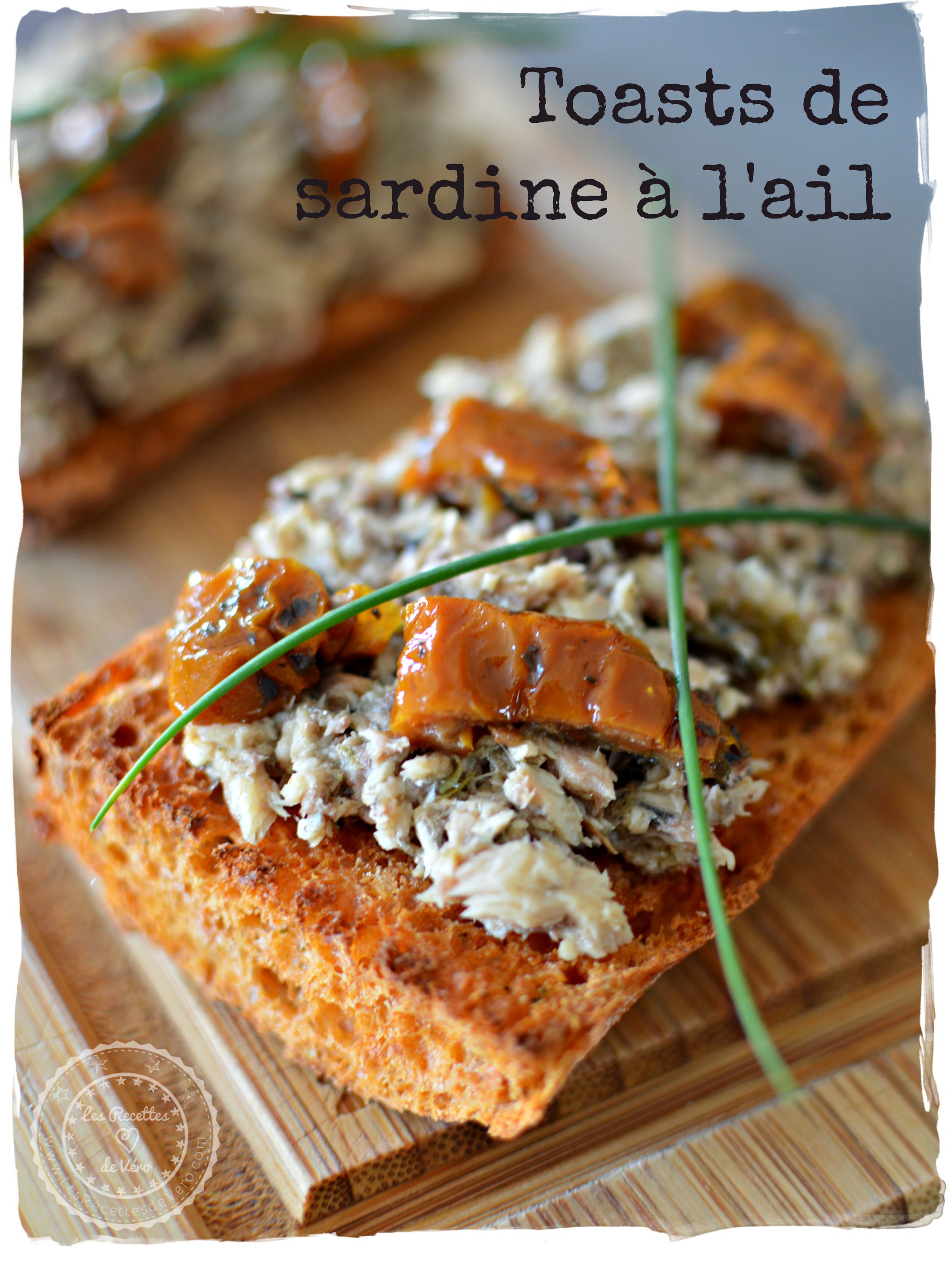 Apéro Time Toasts De Sardine à L'ail Sans Gluten