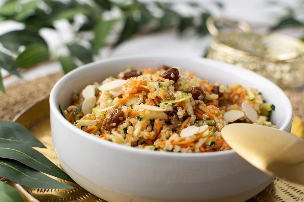 taboulé de quinoa à l'orientale