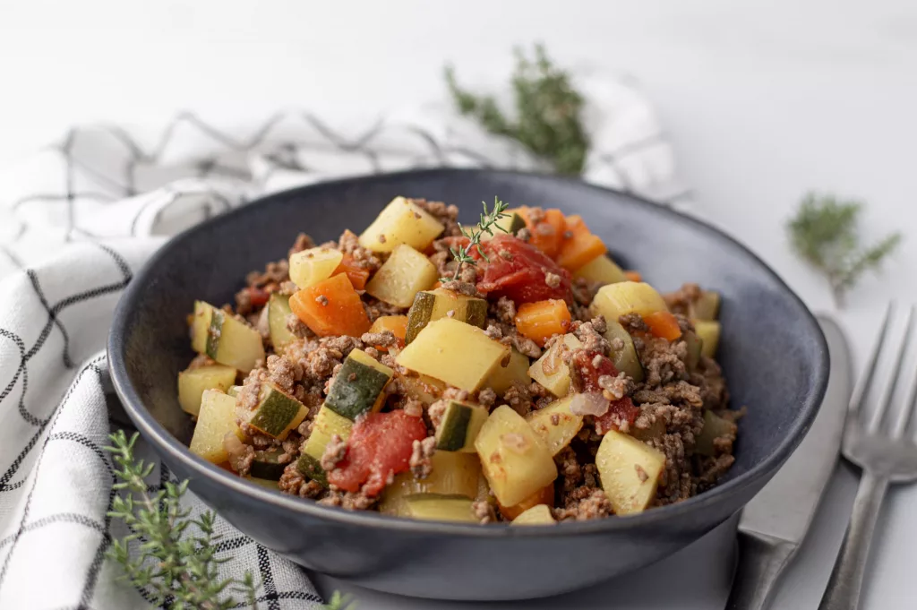 Wok de boeuf aux légumes