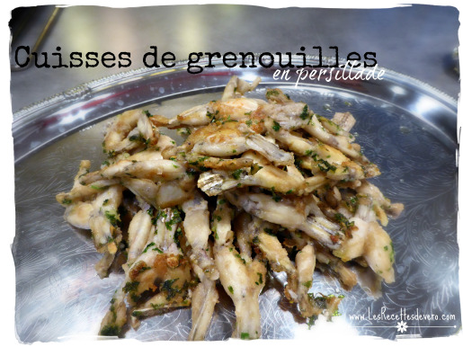 Cuisses de grenouille en persillade