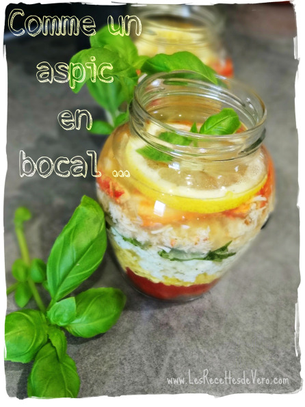 comme un aspic en bocal
