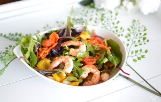 Salade de légumes grillés healthy