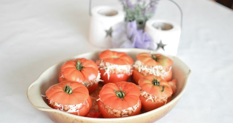 Tomates farcies au quinoa [végétarien]