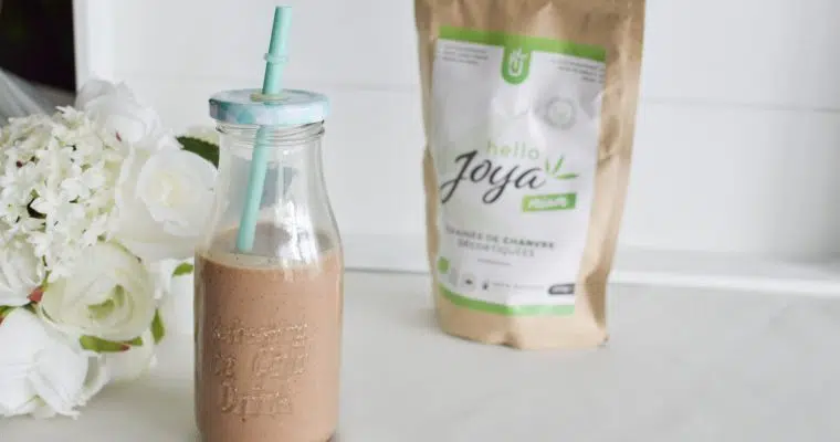 Un délicieux smoothie protéiné au chanvre et à la banane