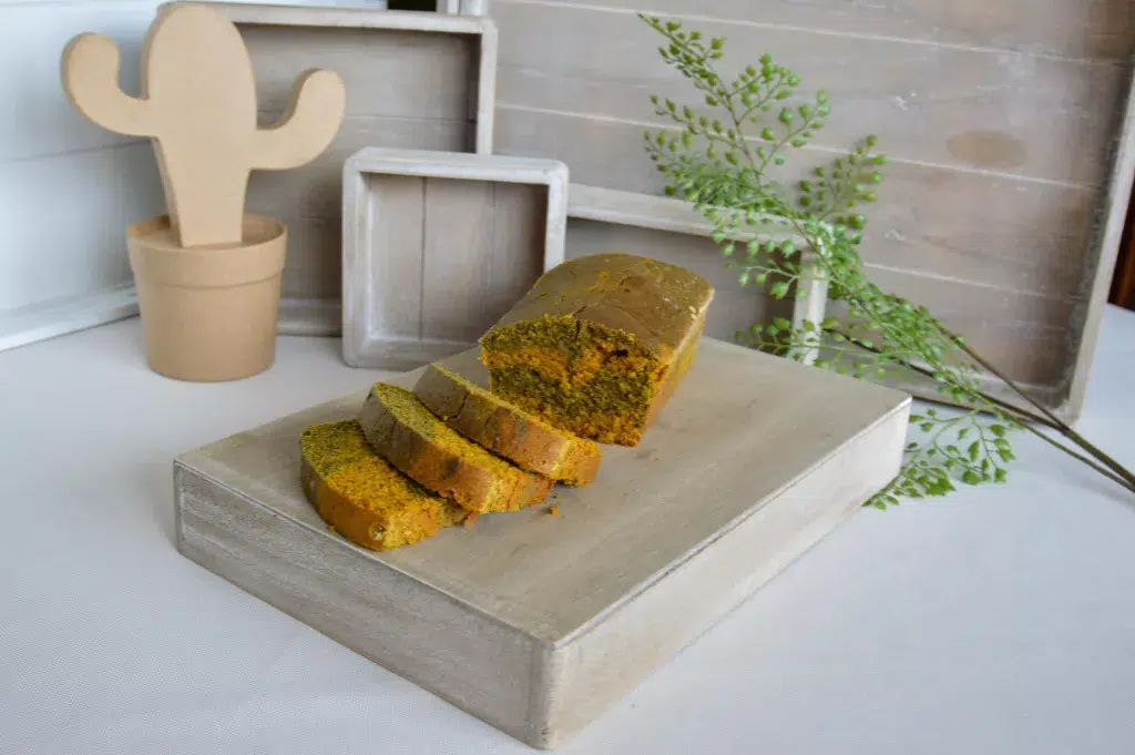 Cake marbré matcha et curcuma IG Bas - Omnicuiseur - Bienvenue chez vero