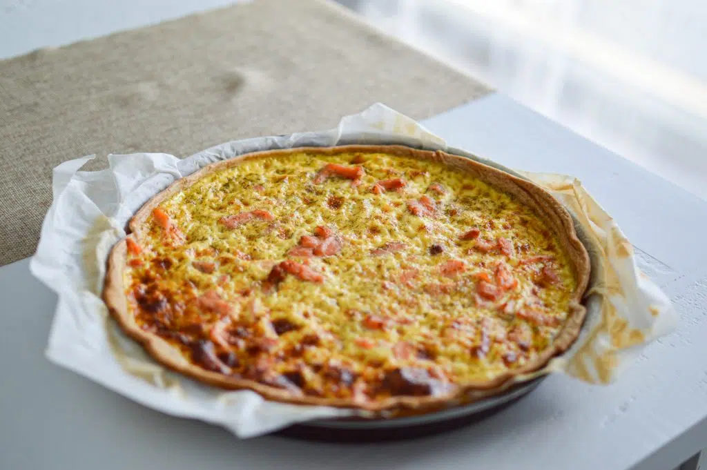 Quiche entière sortant du four - Bienvenue Chez Vero (1)