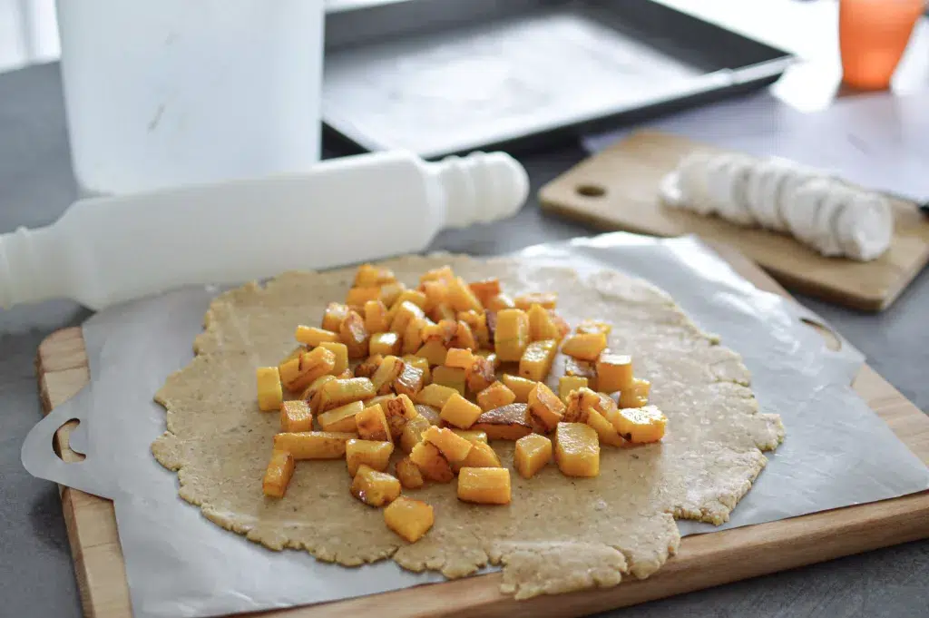 Tarte rustique à la courge et chèvre - Bienvenuechezvero.fr