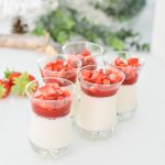 Panna cotta vanille de Madagascar et son coulis de fraises