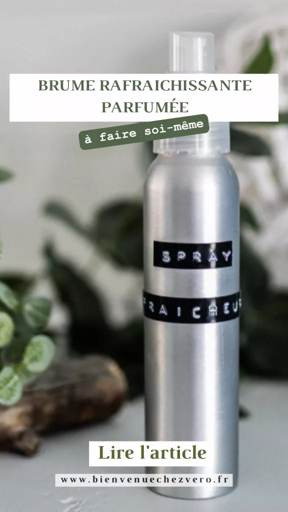 Brume rafraichissante parfumée à faire soi-même