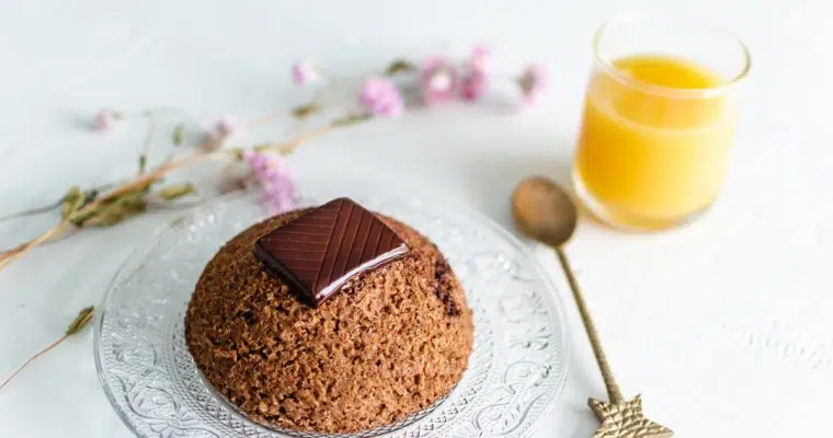 Bowl cake chocolat orange pour un petit déjeuner rapide