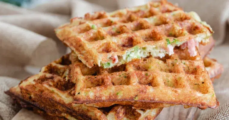 La recette Des gaufres aux Courgettes facile à faire