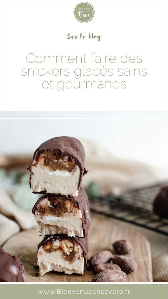 Pinterest - Recette des snickers glacés maison