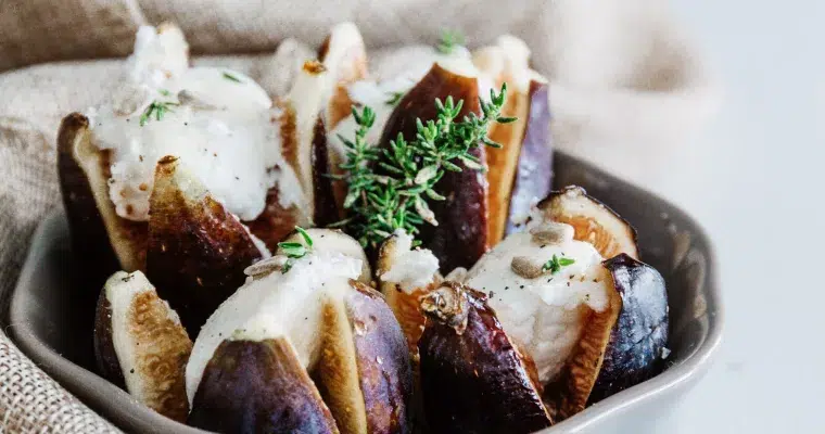 Comment faire des Figues Rôties au four Chèvre et Miel
