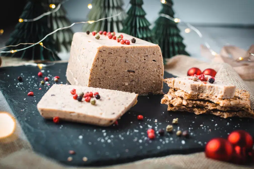 Faux foie gras végan de Noel