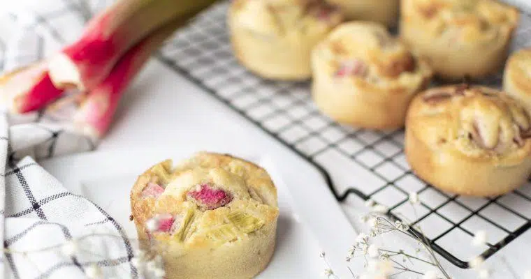 Comment faire des Muffins à la Rhubarbe
