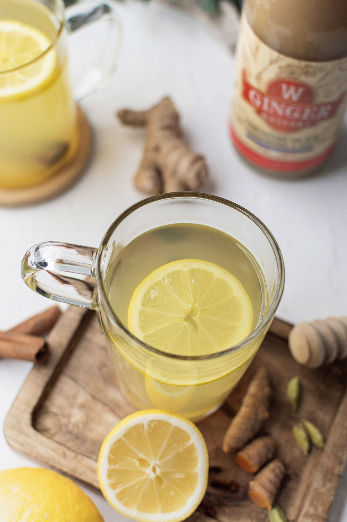 Infusion Revitalisante Au Gingembre, Curcuma Et Citron