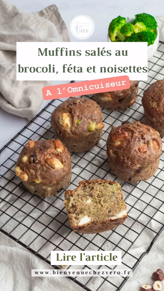 Muffins salés au brocoli féta et noisettes à l'Omnicuiseur pour l'apéro (4)