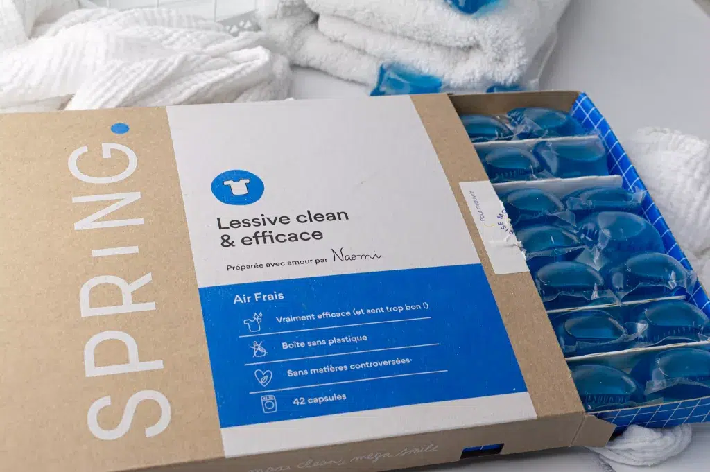 Lessive capsule pas cher SPRING