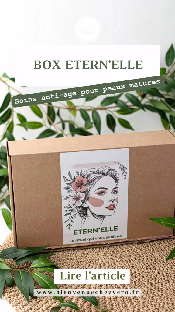 Box Etern'elle fermée qui contient des soins anti-age pour peaux matures