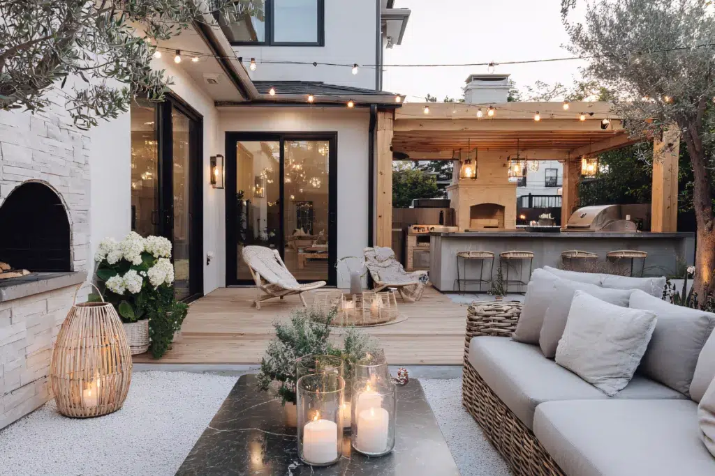 Apporter plus de lumière à un espace extérieur