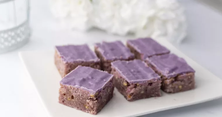 Brownie ube délicieusement gourmand
