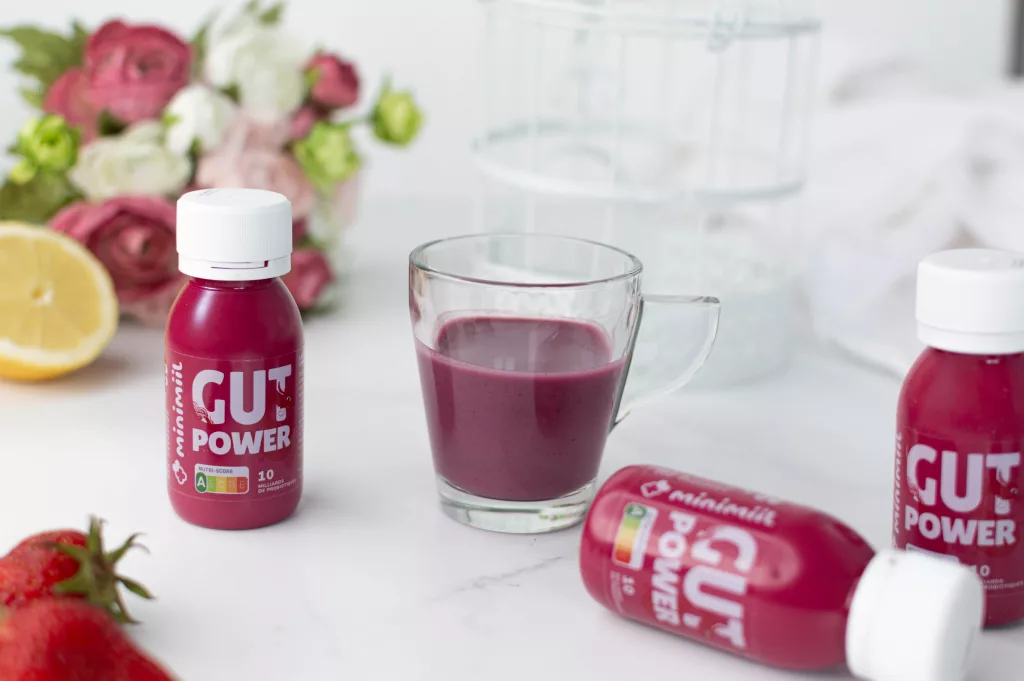 Shoot de Boisson probiotique Gut Power de la marque Minimiil