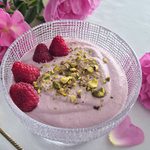 creme a la framboise et a la rose